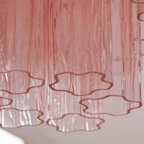 Aurora Ceiling Lamp Pink Waterfall Style