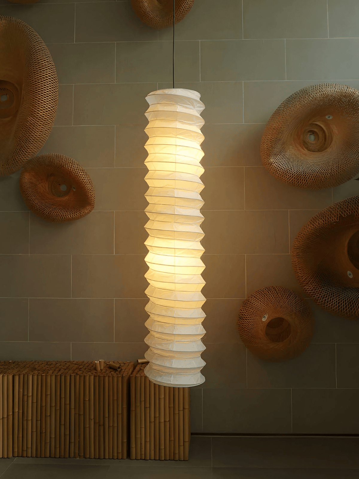 Alice Minimalist Paper Pendant Light
