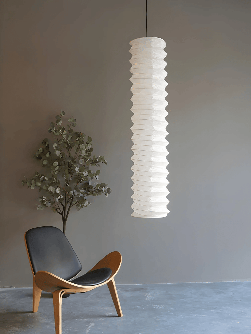 Alice Minimalist Paper Pendant Light