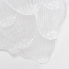 Aurora Wall Lamp Murano Glass Petal Frosted Cascading
