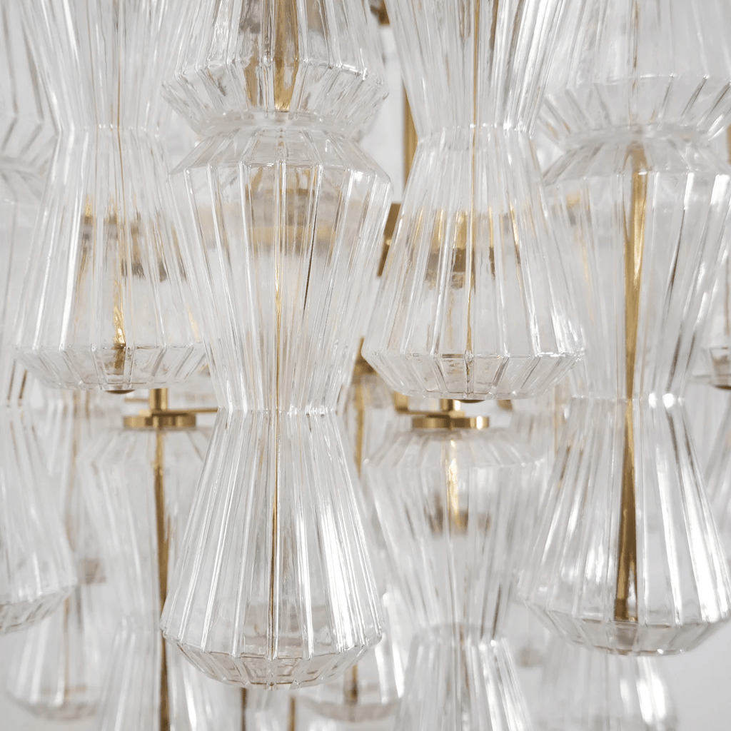 Aurora Chandelier Murano Glass Floral Cascade
