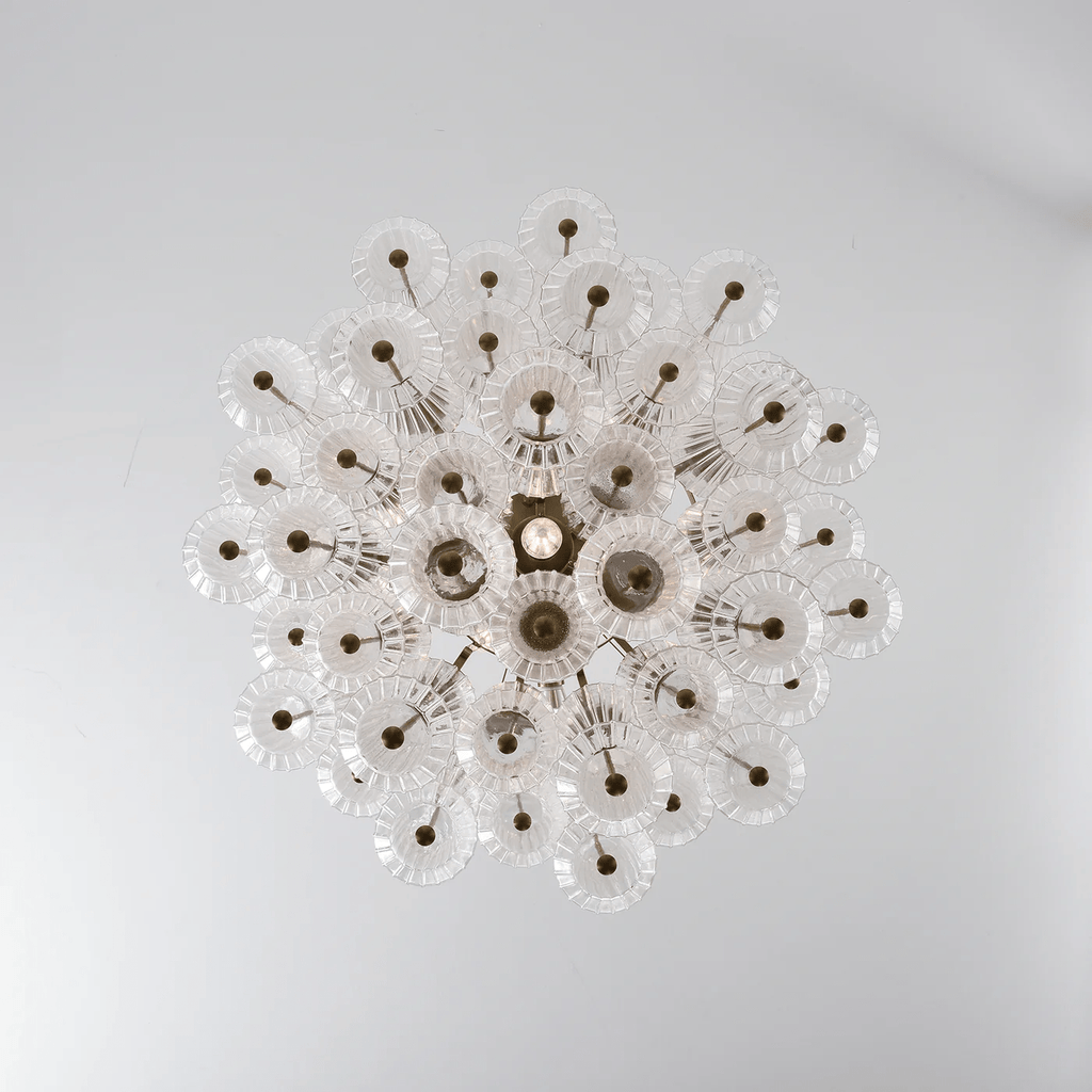 Aurora Chandelier Murano Glass Floral Cascade