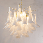 Aurora Chandelier Murano Glass Tiered Italian