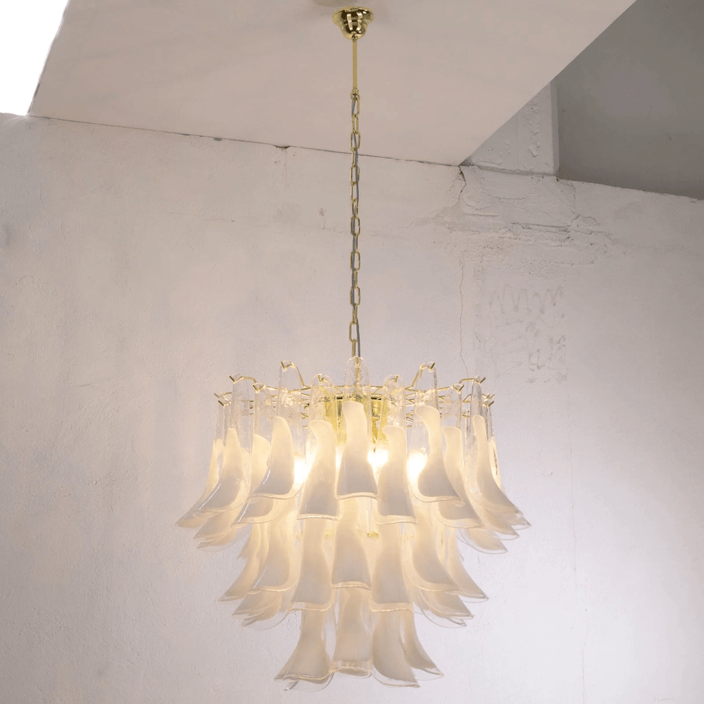 Aurora Chandelier Murano Glass Tiered Italian