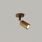 Solara Ceiling Lamp Natural Wood Beam with Spotlight - image 29