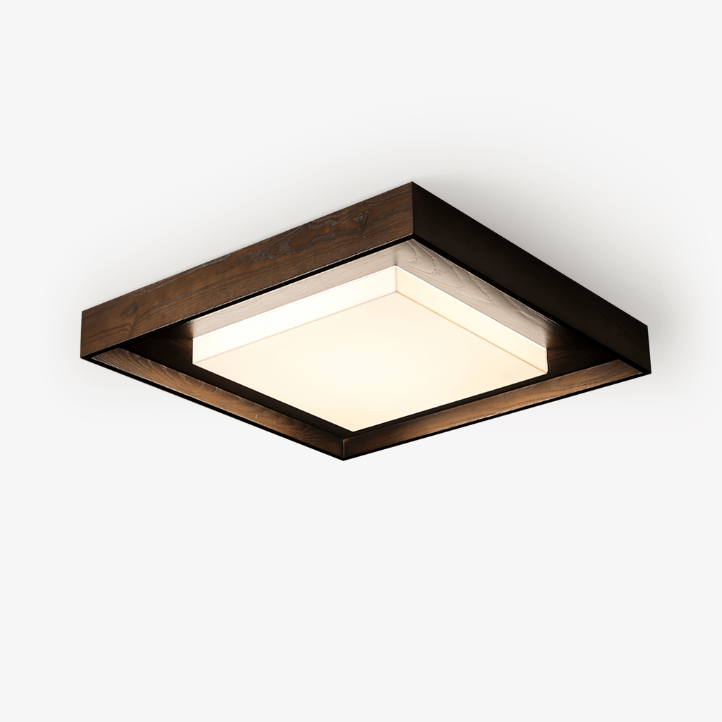 Auro Rustic Wood Ceiling Light