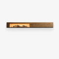 Mountain Modern Acrylic & Wood Wall Light
