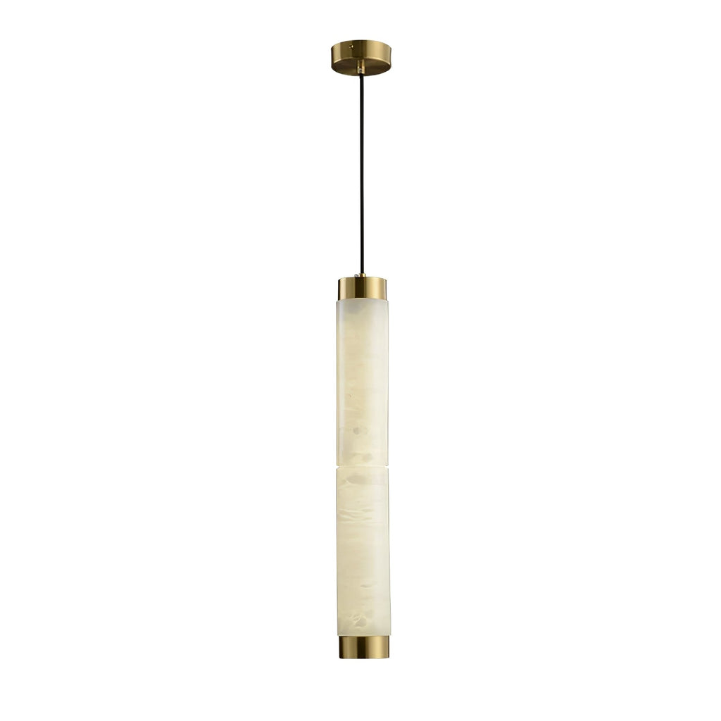 Lira Cylindrical Alabaster Pendant Light