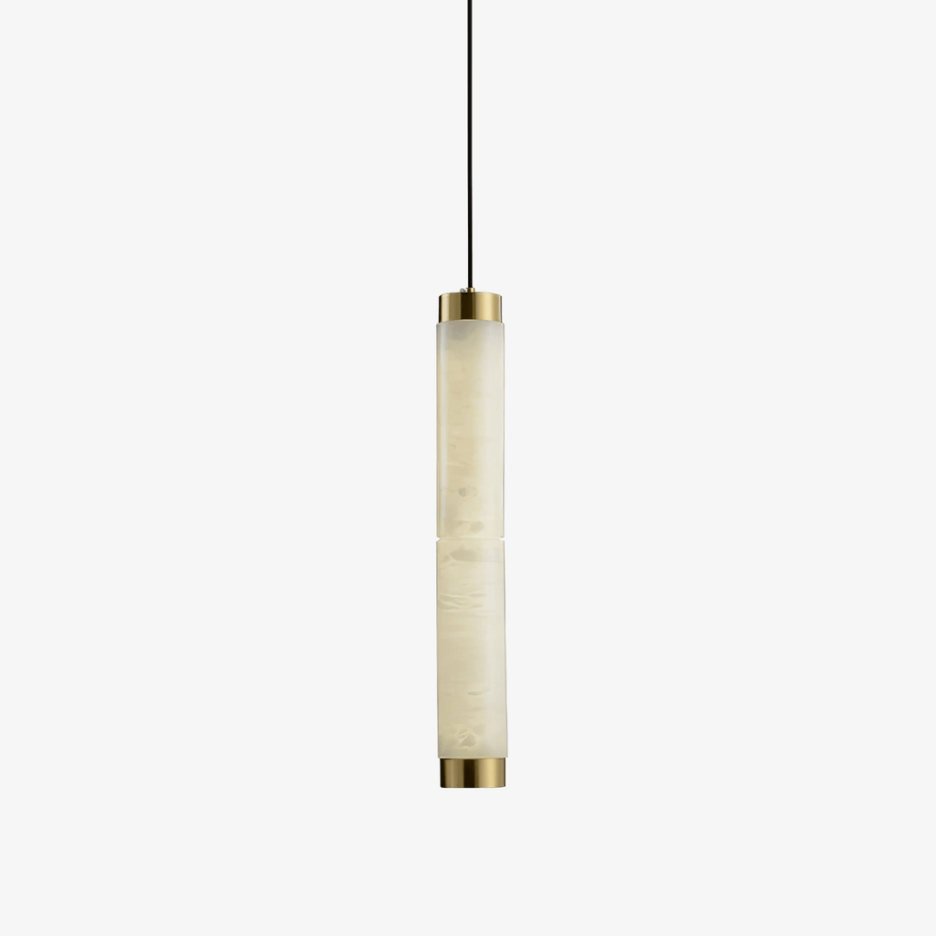 Lira Cylindrical Alabaster Pendant Light