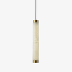 Lira Cylindrical Alabaster Pendant Light