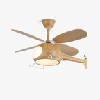 Aviara Modern Wood Ceiling Fan Light