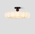 Cloudelle Modern Fabric & Wood Ceiling Light