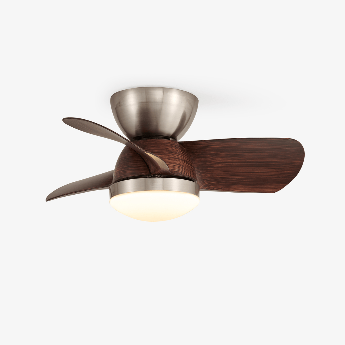 Miroter Modern Metal Frame & Acrylic Shade Ceiling Fan Light