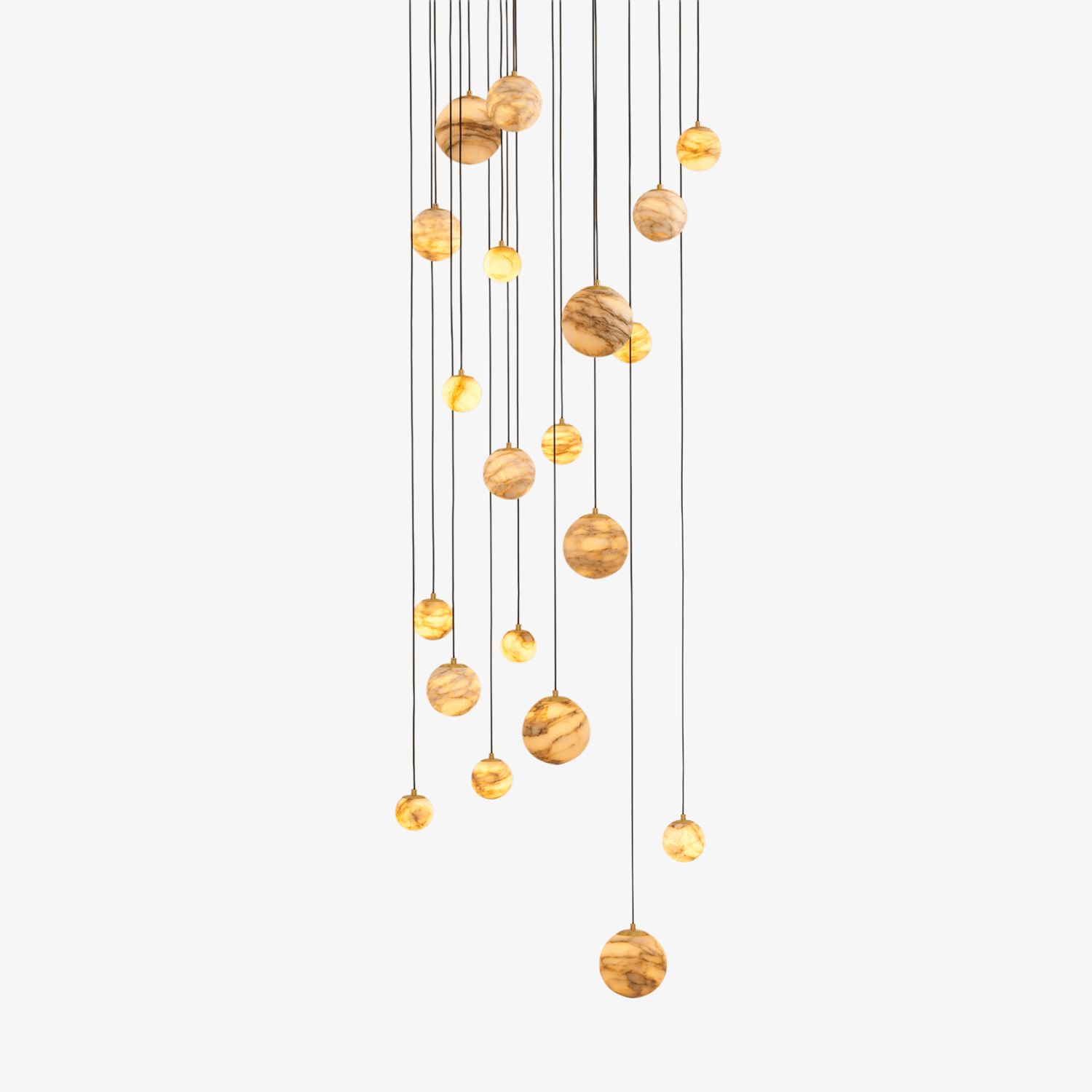 Sultana Contemporary Alabaster Chandelier