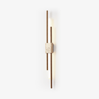 Axis Minimalist Travertine Wall Light