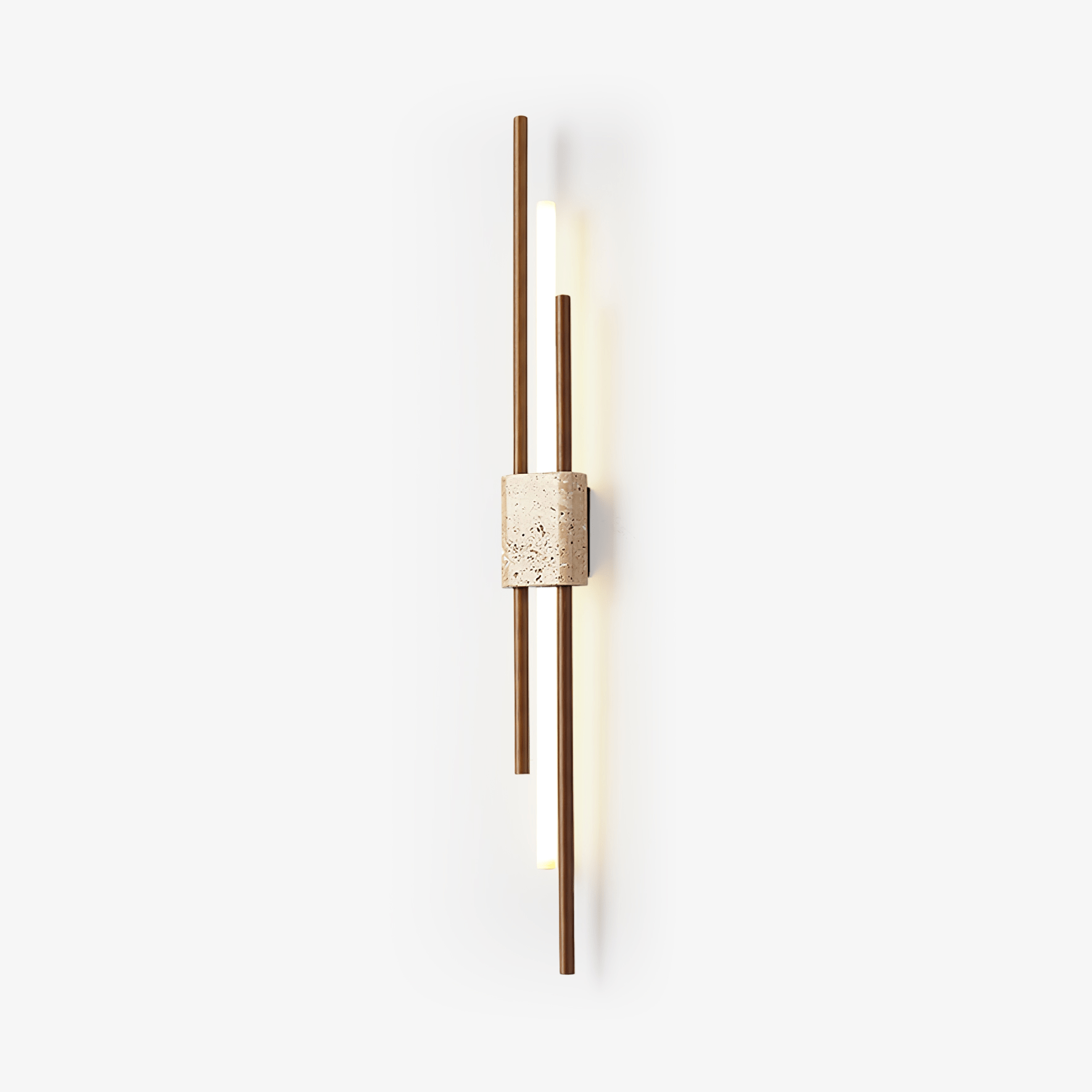 Axis Minimalist Travertine Wall Light