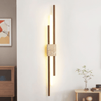 Axis Minimalist Travertine Wall Light