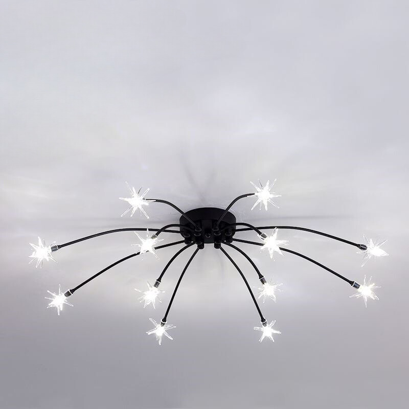 Arisha Art Deco Starry Glass Flush Mount Ceiling Light - image 41