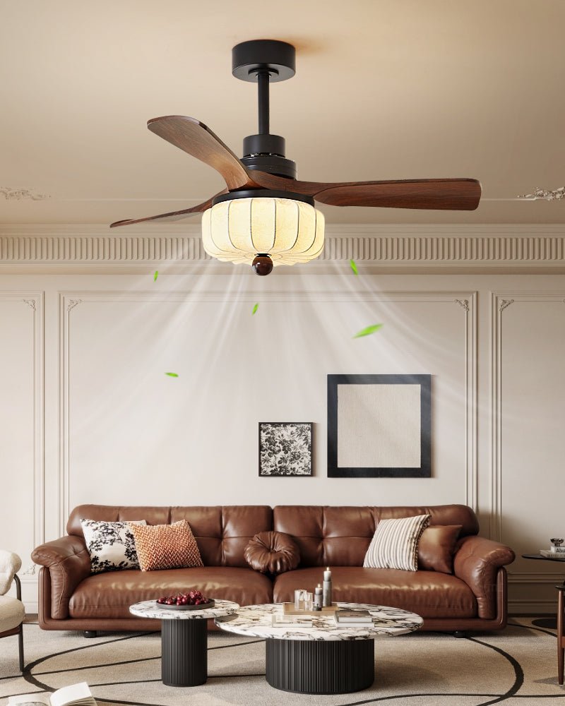 Elira Vintage Metal Ceiling Fan Light