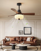 Elira Vintage Metal Ceiling Fan Light