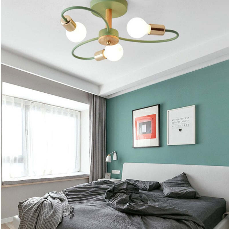 Arisha Elegant Glass Flush Mount Ceiling Light