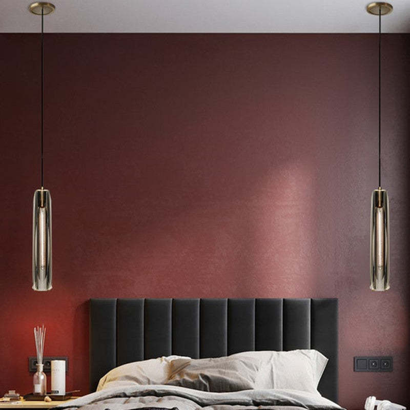 Arisha Brass Designer LED Glass Pendant Lamp - image 17