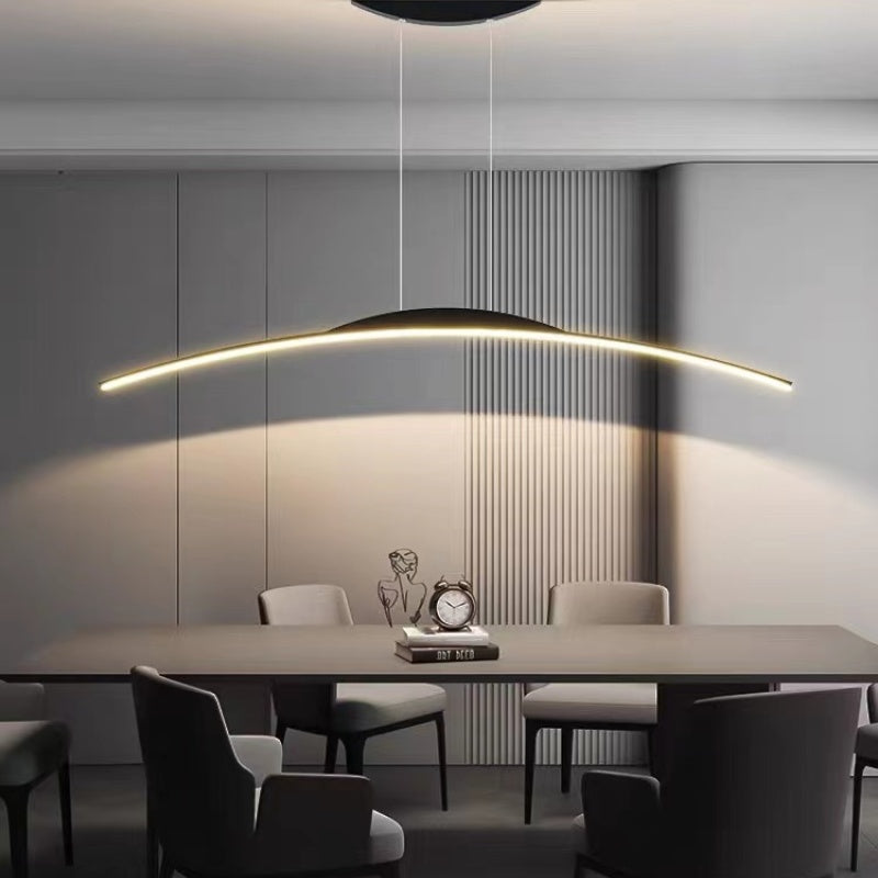 Arisha Minimalist Linear Remote Control Pendant Light