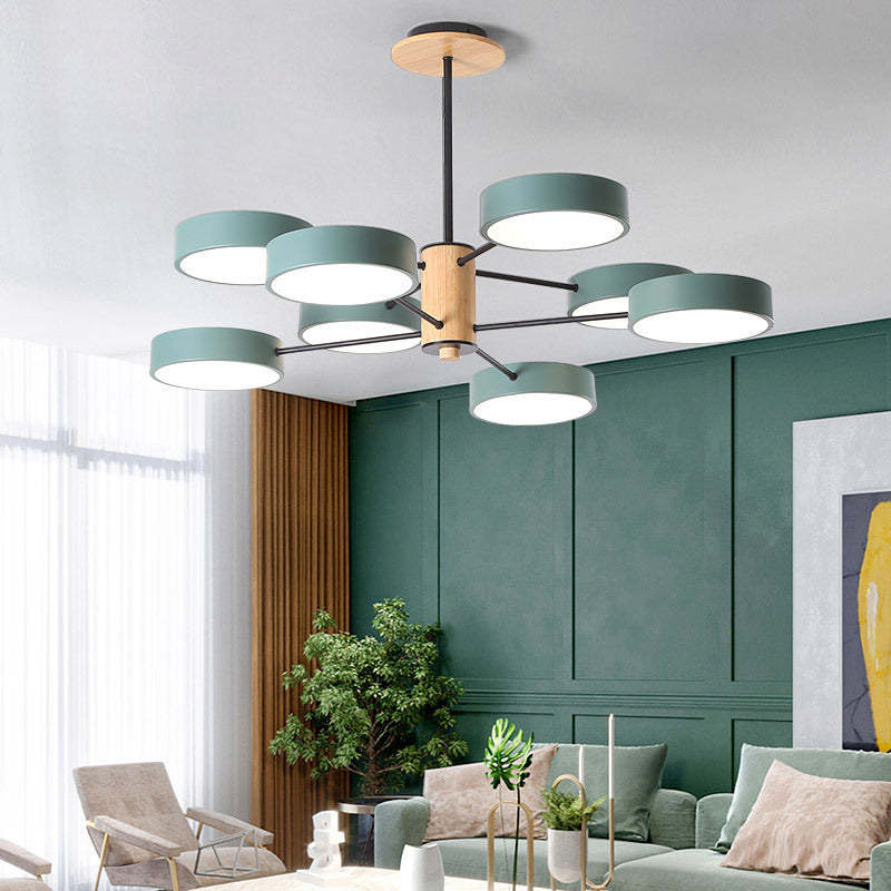 Arisha Art Deco Pendant Light Wood