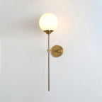 Valentina Modern Globe Glass Wall Lamp