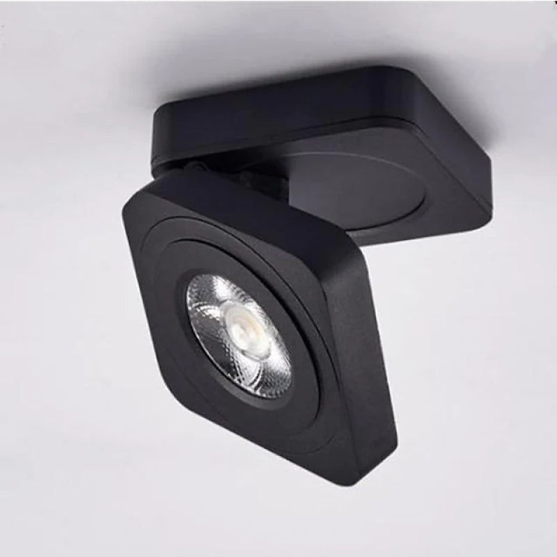 Arisha Modern LED Flush Mount Ceiling Light Black White Living Room Dining Room