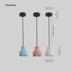 Valentina Pendant Light, Cement, Modern & Industrial, 4 Color