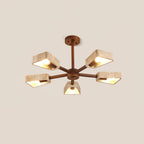 Hedra  Travertone  Geometric  Chandelier