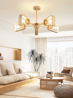 Hedra  Travertone  Geometric  Chandelier