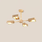Hedra  Travertone  Geometric  Chandelier