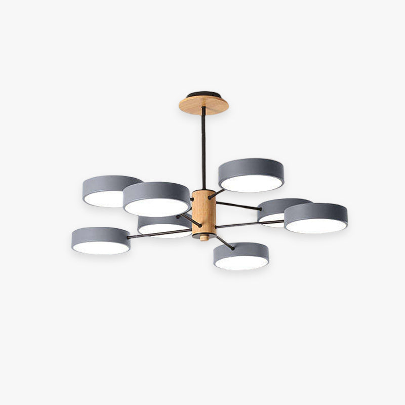 Arisha Art Deco Pendant Light Wood