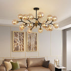 Valentina Art Deco Glass Bubble Chandelier
