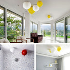 Aria Frosted Balloon Flush Mount Ceiling Light for Children's Room