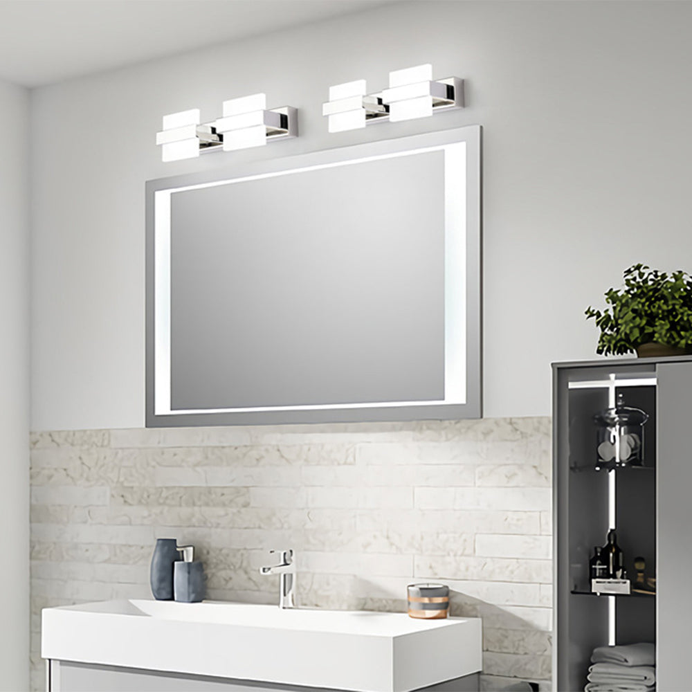 Arisha Modern Square Acrylic Wall Lamp Bathroom
