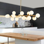 Valentina Chandelier Bubble, Magic Beans, Glass, Dining Room