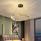 Kristy Modern Luxury Round Glass Chandelier