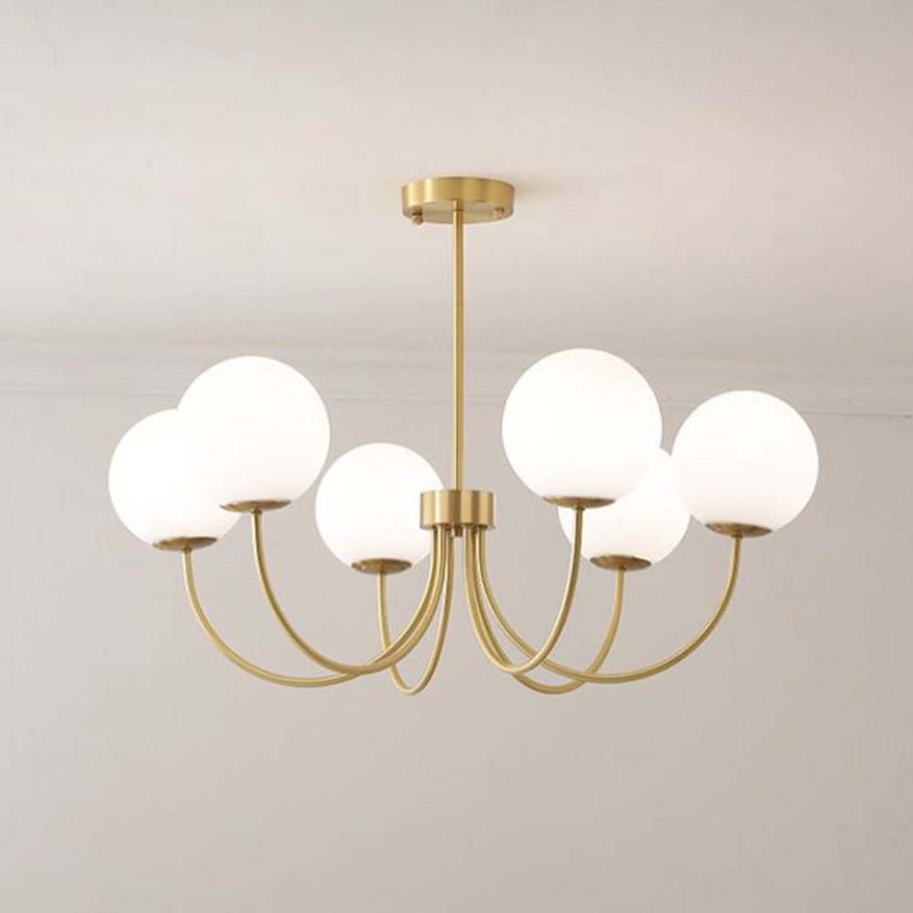 Valentina Modern Ball Bubble Glass Chandelier