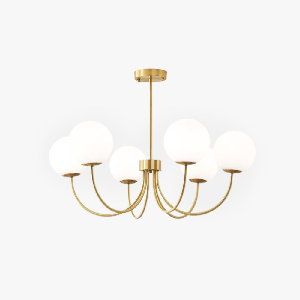 Valentina Modern Ball Bubble Glass Chandelier
