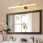 Arisha Industrial Linear Vanity Wall Lamp Brass Bathroom