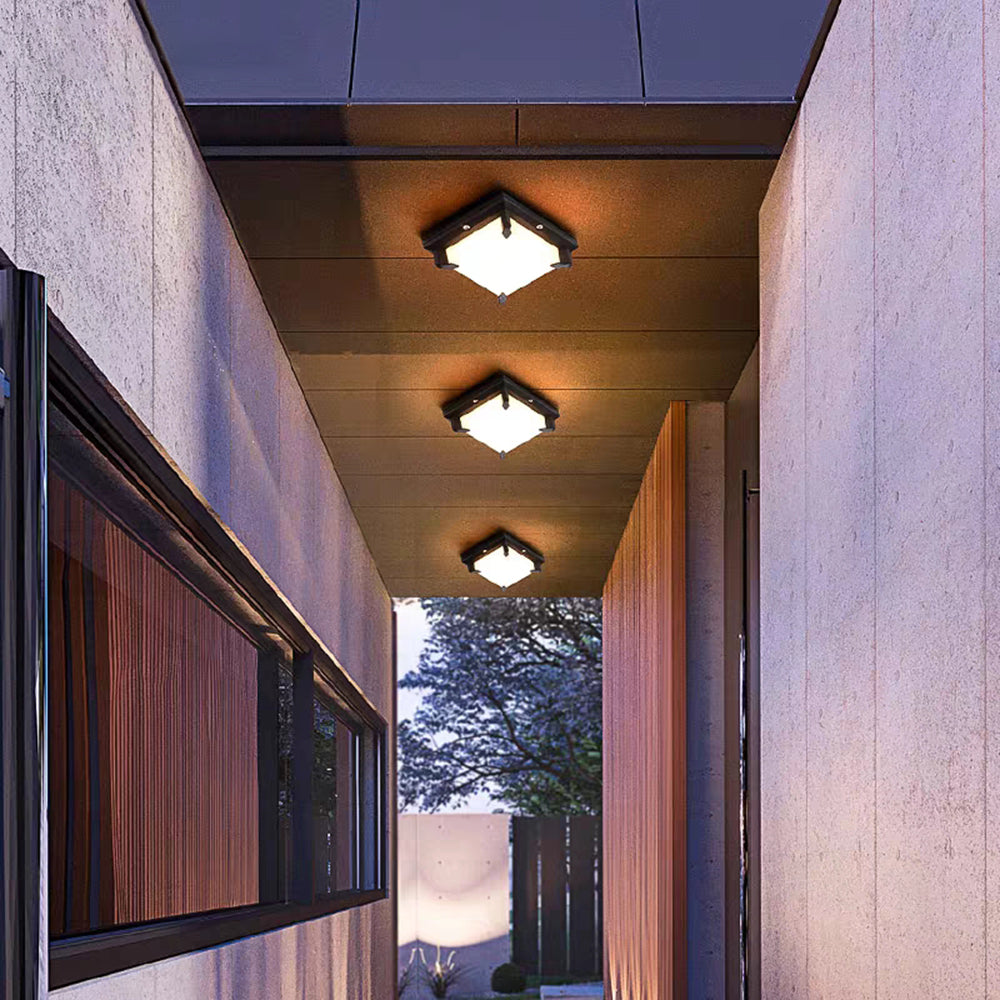 Ray Modern Flush Mount Ceiling Light Acrylic Square Round
