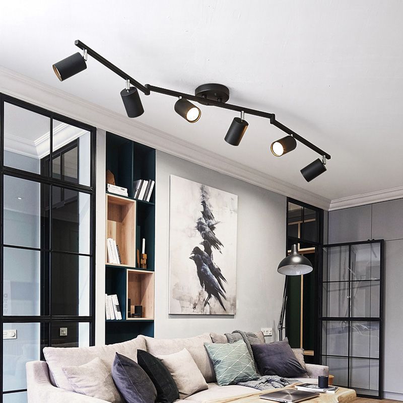 Arisha Cylindrical Modern LED Semi Flush Mount Spotlight
