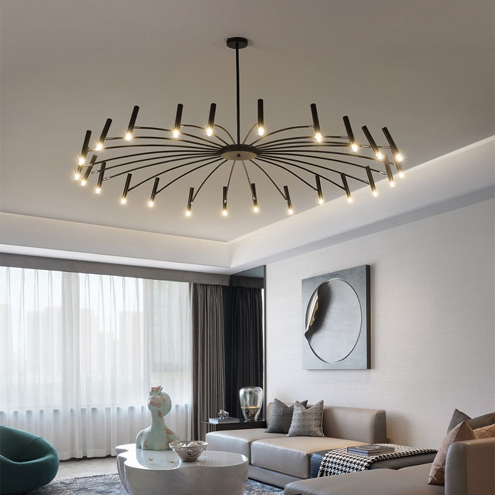 Arisha Modern Blown Linear Chandelier