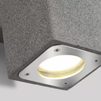 Ray Minimalist Square LED Outdoor Wall Lamp Cement Garden Corridor Balcony