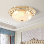 Silva Minimalist Flush Mount Ceiling Light Resin Living Room