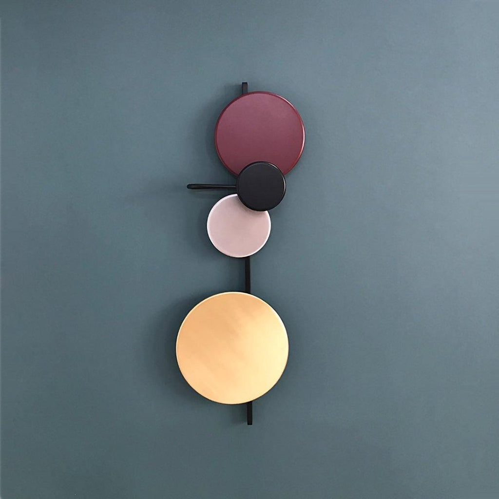 Lustra Wall Lamp Magnetic Discs Artistic