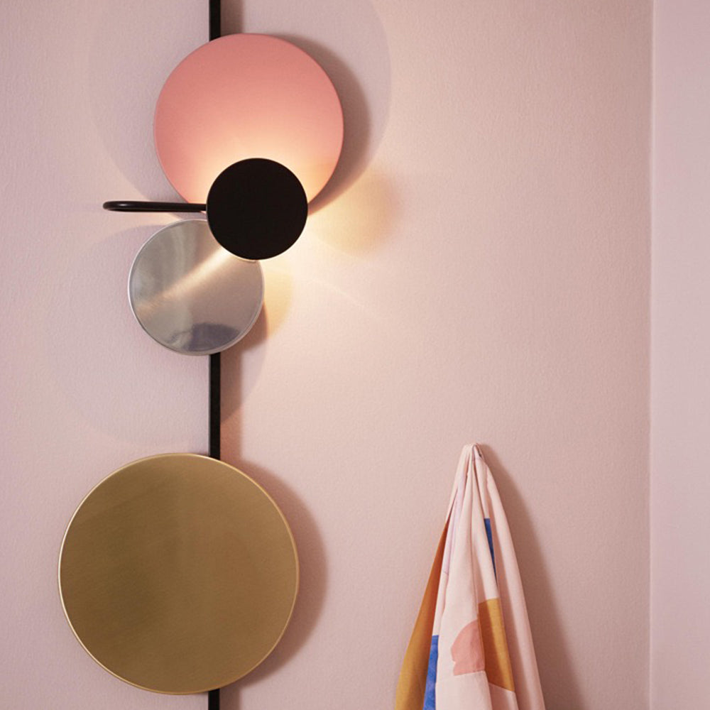 Arisha Modern Circular Wall Lamp, Living Room